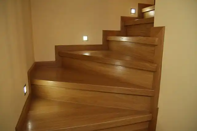 Wooden stairs